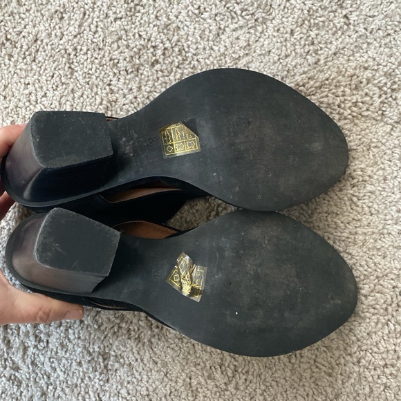 Jeffrey Campbell Free People Black Suede Block Heels - Picture 7 of 7